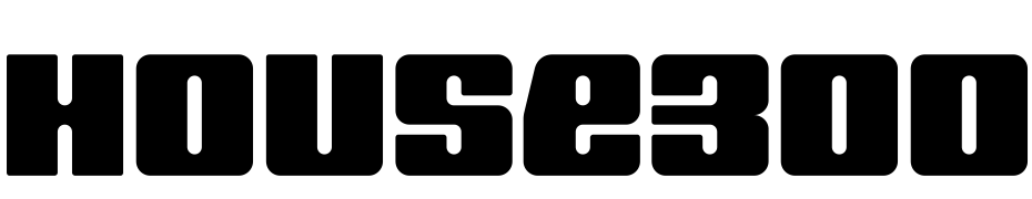 HOUSE3009 Spaceage Black Gamma Font Download Free
